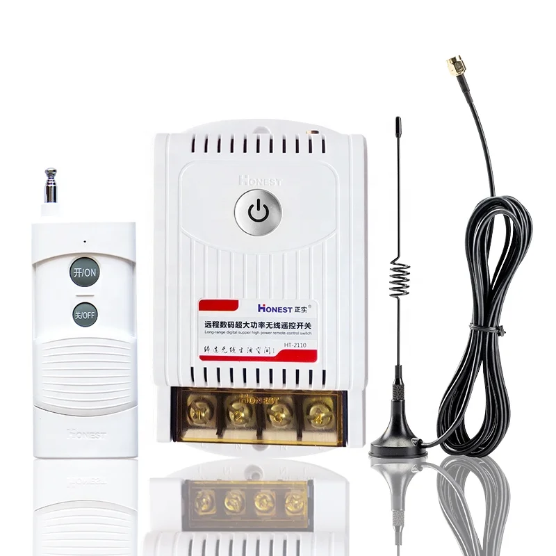 3000 Meter 1 Km Long Range Controller Switch 220v Water Pump Wireless Remote Control for on and off