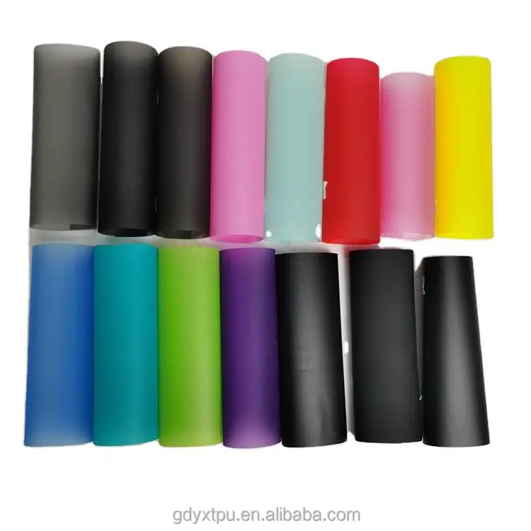 TPU fabric film color transparent waterproof raincoat red blue yellow purple pink ice blue fluorescent orange TPU film