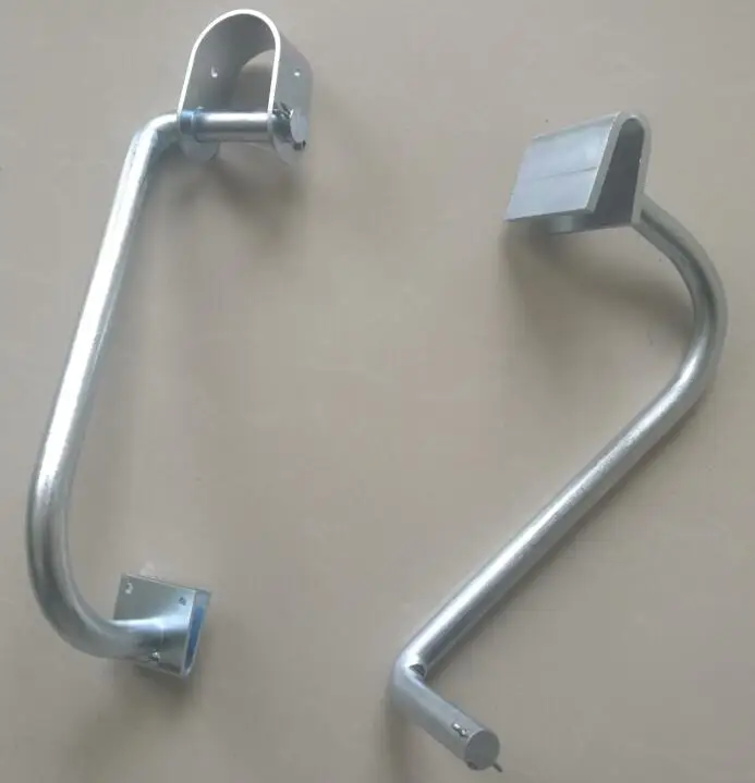 Zinc silver banana hanging wheel bracket for banana hanger bracket