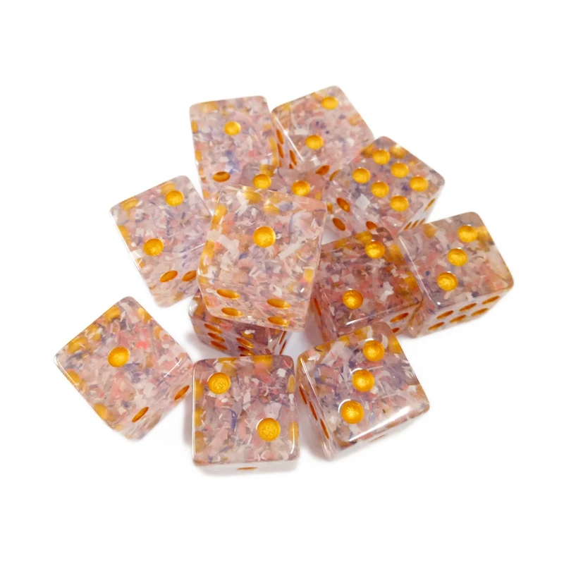 
Custom different colored acrylic resin dice for game 
