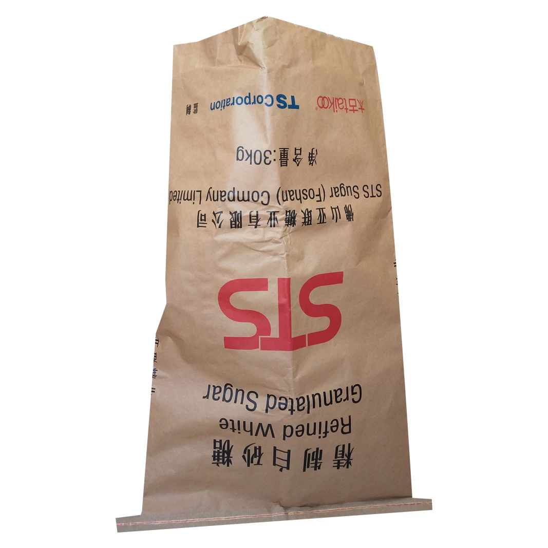 10kg 25kg Milk Powder Flour Sugar Packaging Plastic Lined Kraft Paper Bags