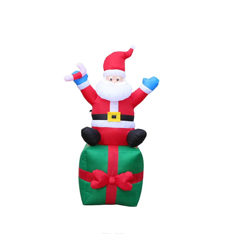 Factory cartoon giant christmas santa inflatable christmas decoration toys props snowman party decorations balloons