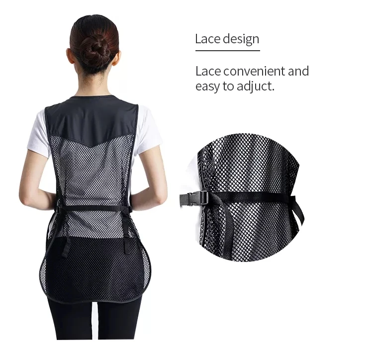 Hair Stylist Barber Capes and Beauty Salon Hairdresser Smocks Jackets Mesh Back Vest