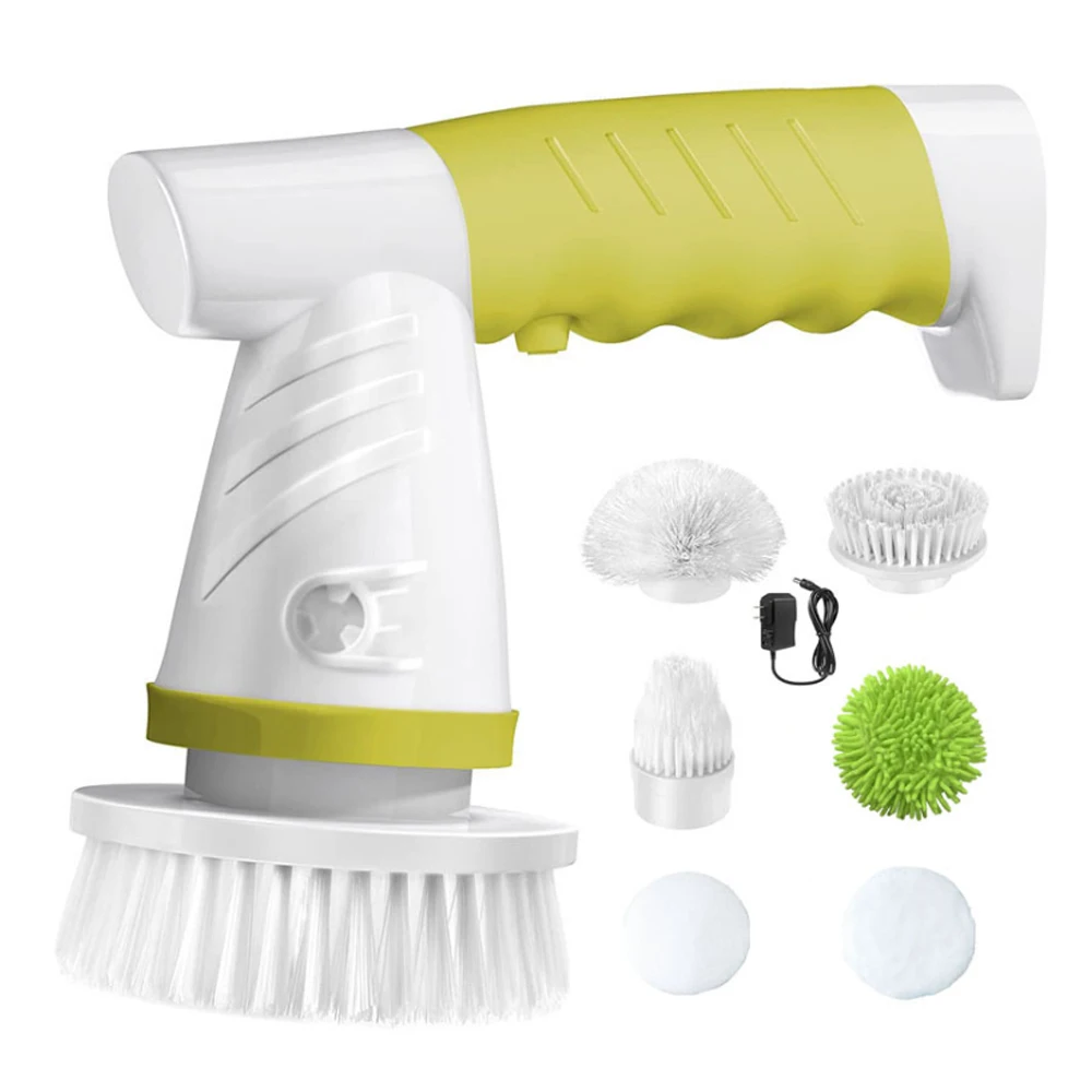 Topwill Electric Spin Scrubber for Bathroom Cordless Power Spinning Scrub Brush Rechargeable Handheld Shower Cleaner Brush