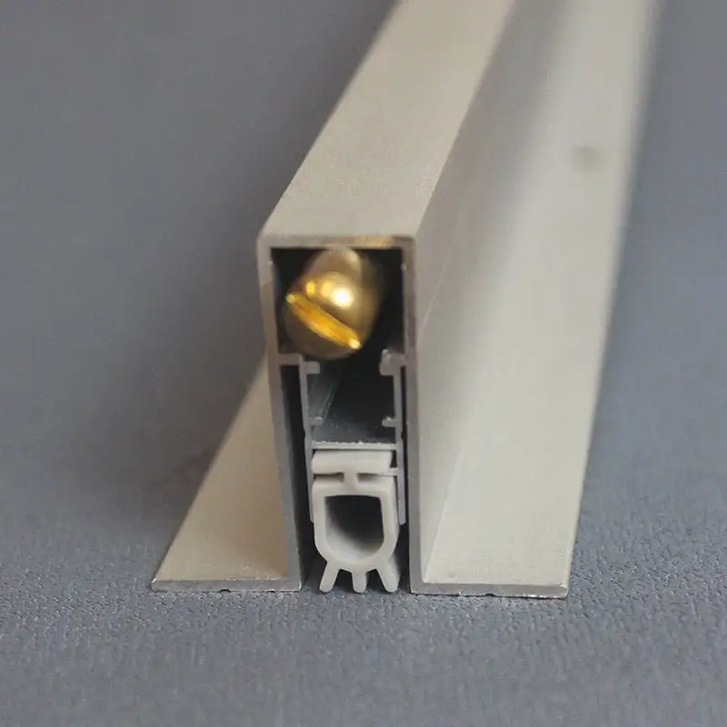 Custom Aluminum alloy concealed models Inline door bottom seal acoustic waterproof door seal