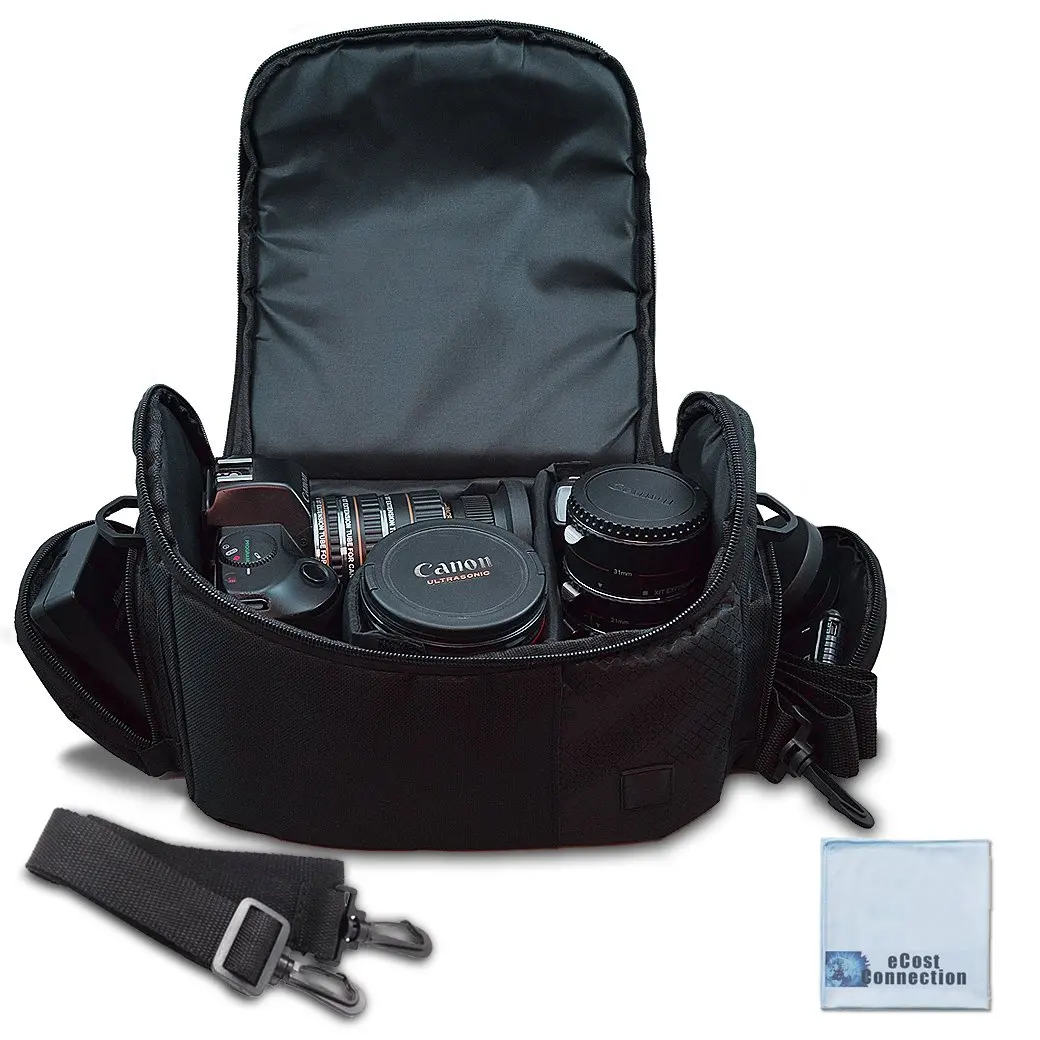 Fashion Digital DSLR Camera Bag Shoulder Waterproof Case Photography Photo Bag For Canon Nikon Sony Lens Pouch Bag