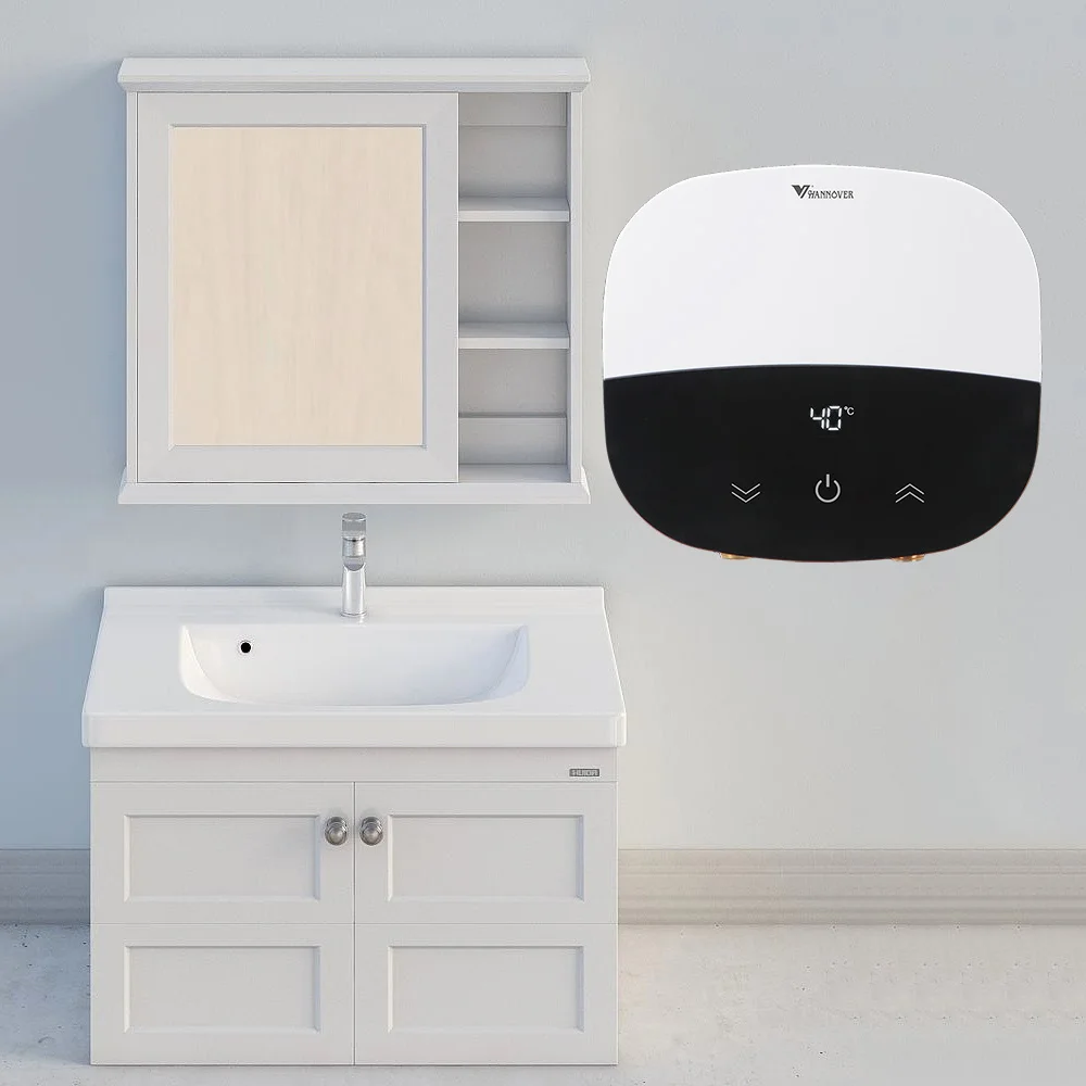 Home Mini Shower Bathroom Under Sink Tnstantaneous Electric Tankless Hot Water Heaters Electr Geyser For Kitchen