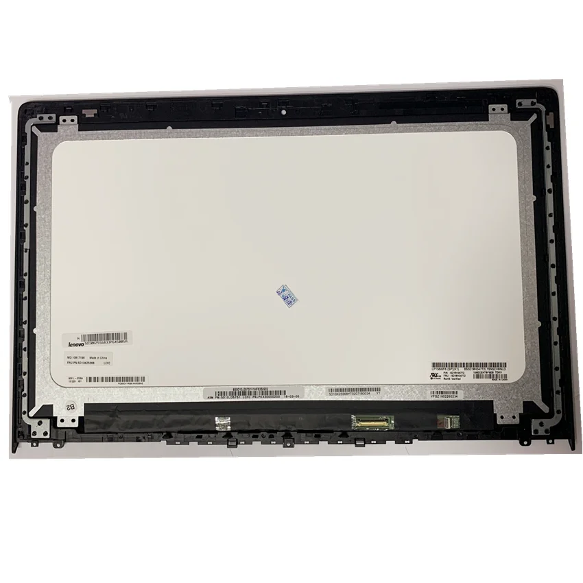 15.6 inch For Lenovo Ideapad Y700-15 y700 15ISK Front Glass LCD Screen Display Panel Non-Touch with frame bezel 1920*1080