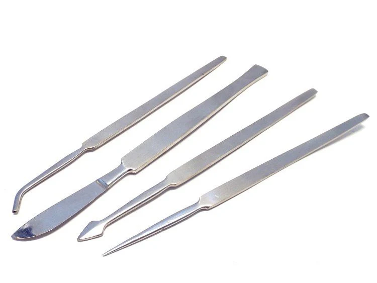 9 Pcs Stainless Steel Biology Lab Anatomy Student Dissection Kit Case Includes Knife Retractor Needle Holder Surgical Scissors