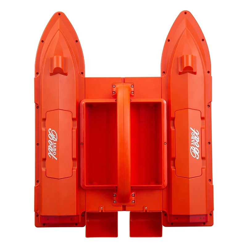 
Autonomous 500m long distance 32 feeding locations memory 4 hoppers 775 motors Li-ion battery fishing jabo 5cg bait boat orange 