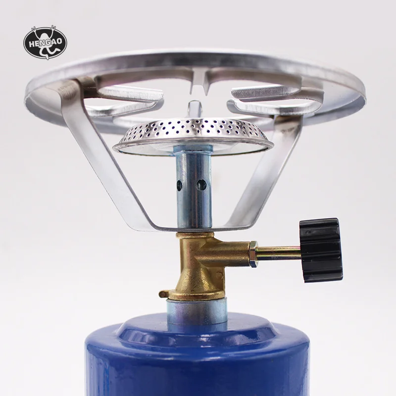 Height 26 inches Alpine stove blue iron durable ultralight gas burner with  190g cartridge high quality picnic gas stove