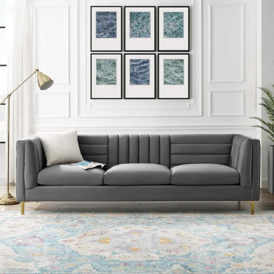 wholesale sofa manufacture soft round bed modern couch three seaters sofa sofa beds