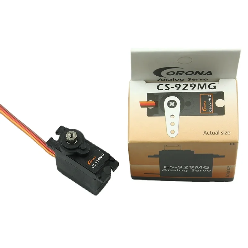 Corona CS929MG customized 4.8V / 6.0V 9g servo motor