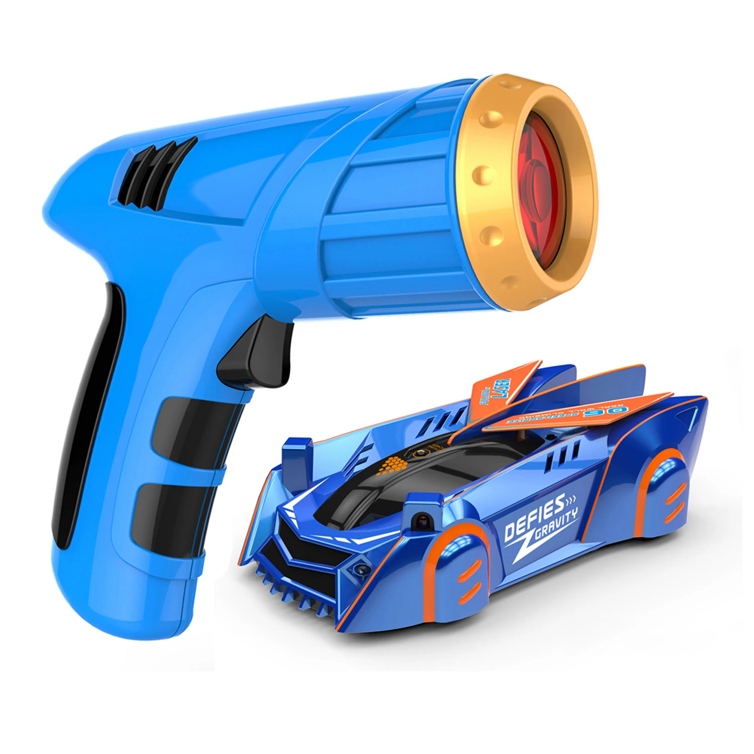 ceiling drive remote control car follow chasing lights car toys Gun laser guide vehicle harmless laser toy wall drive toy cars
