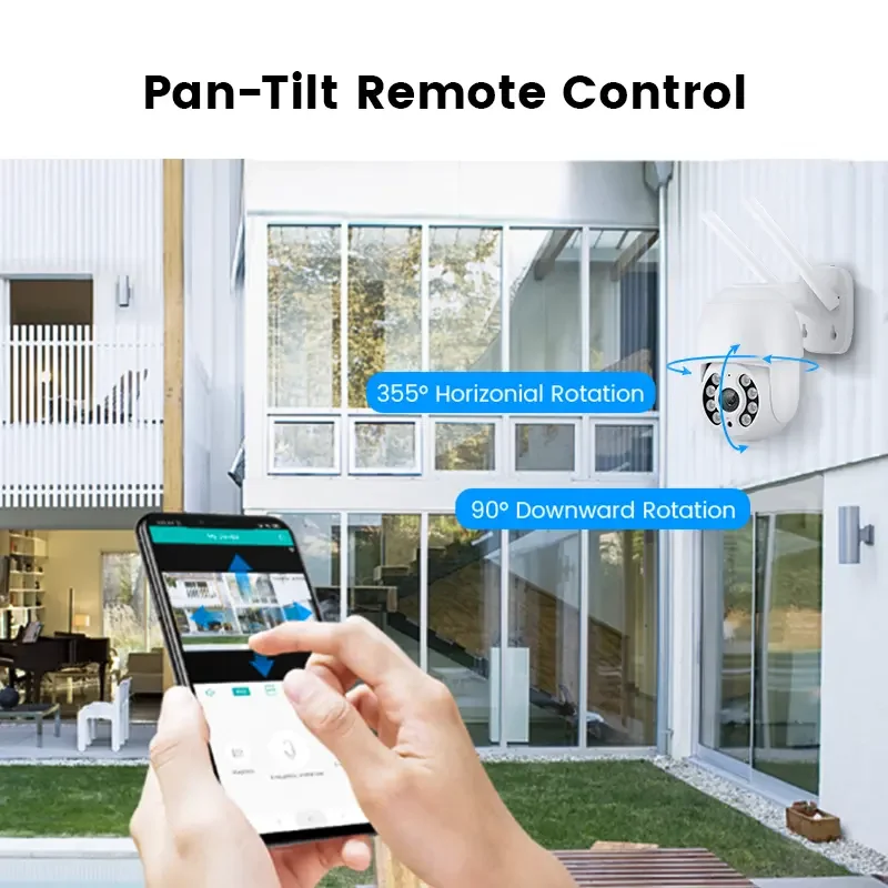 3mp wifi6 2 4G & 5G двухдиапазонный Wi-Fi уличная Водонепроницаемая IP-камера видеонаблюдения PTZ купольная камера