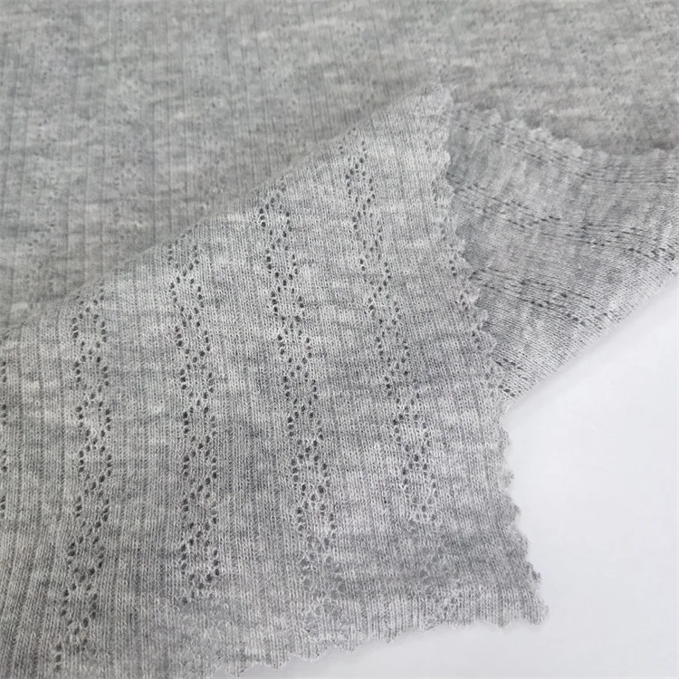 Пользовательский флис цифровой печати Петля стежка жаккард хлопок ребро трикотаж ткань