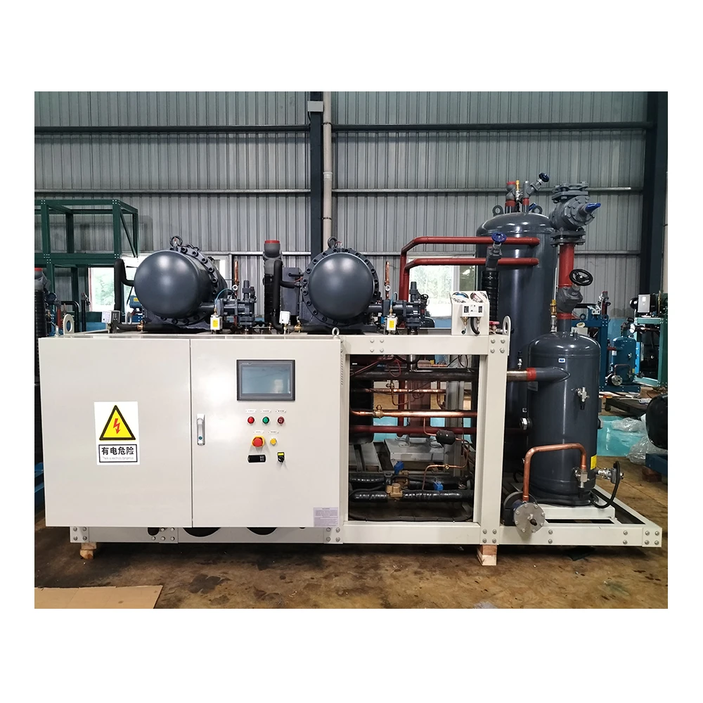 Refrigeration Unit for Walk in Cooler Resistance Compressor Unit 20p Screw Water-cooled Refrigeration Compressor 1/4 hp