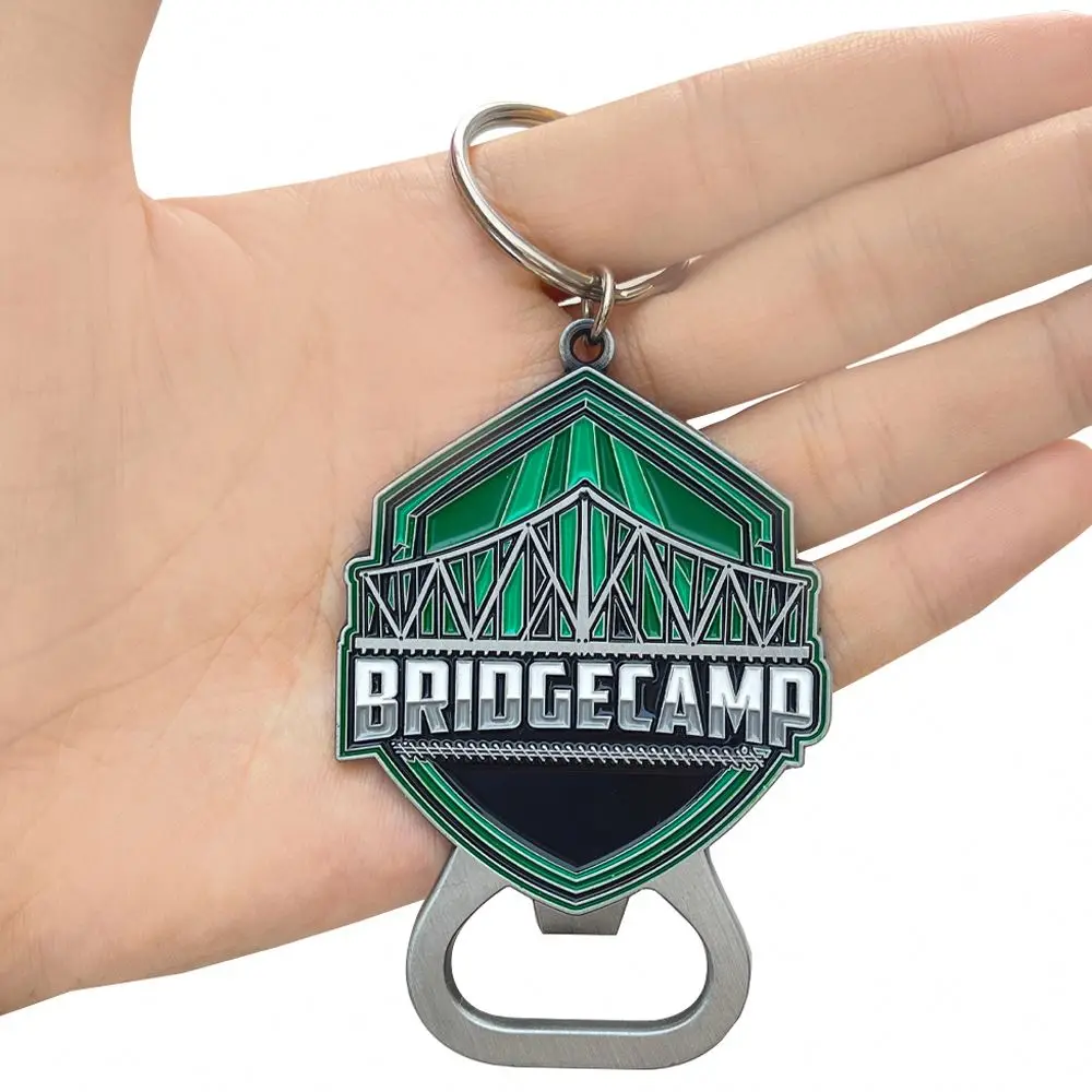 Taskwingifts Custom logo metal keyring bottle opener key chain beer bottle opener keychain with opener