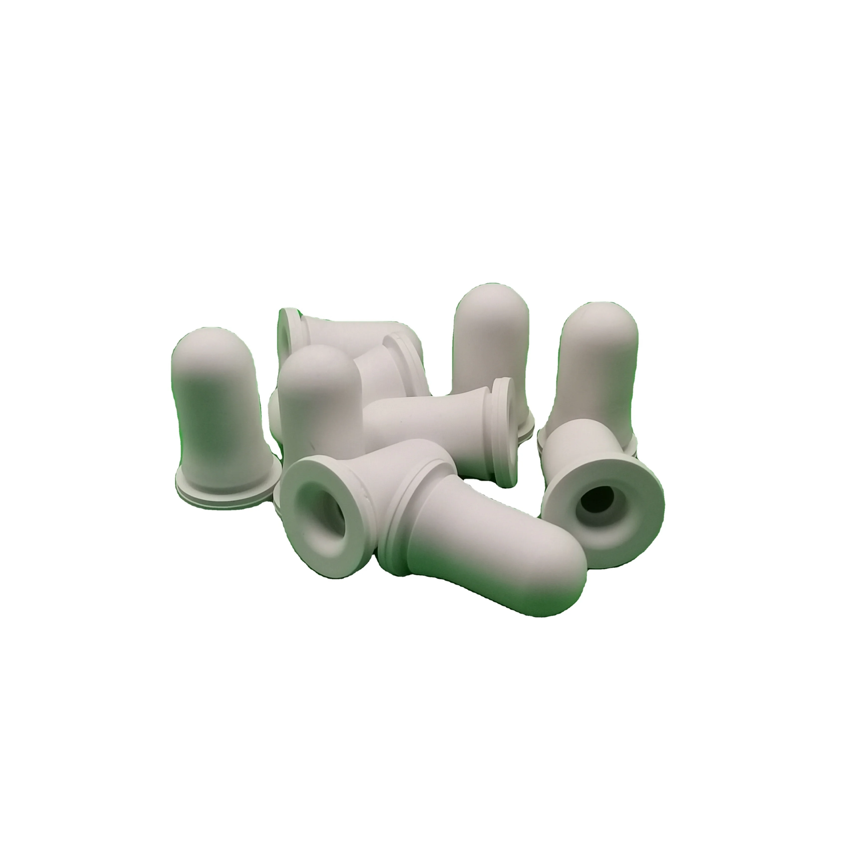 18mm matte white NBR rubber teat nipple bulb dropper