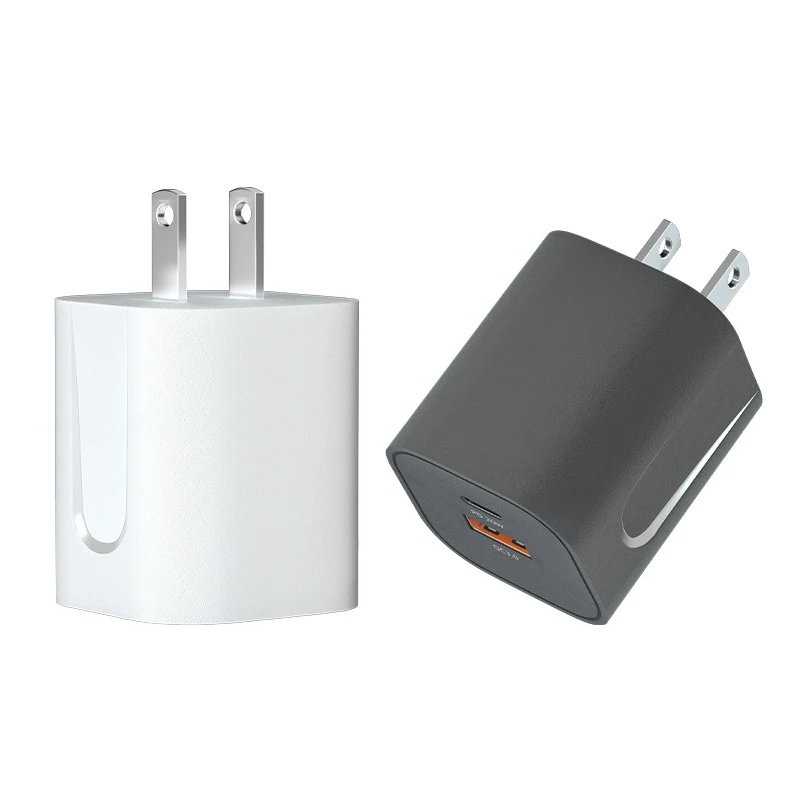 Factory Price USB Fast Charger 20W PD Type C Port With US/UK/EU Plug Fast Phone Charging Head