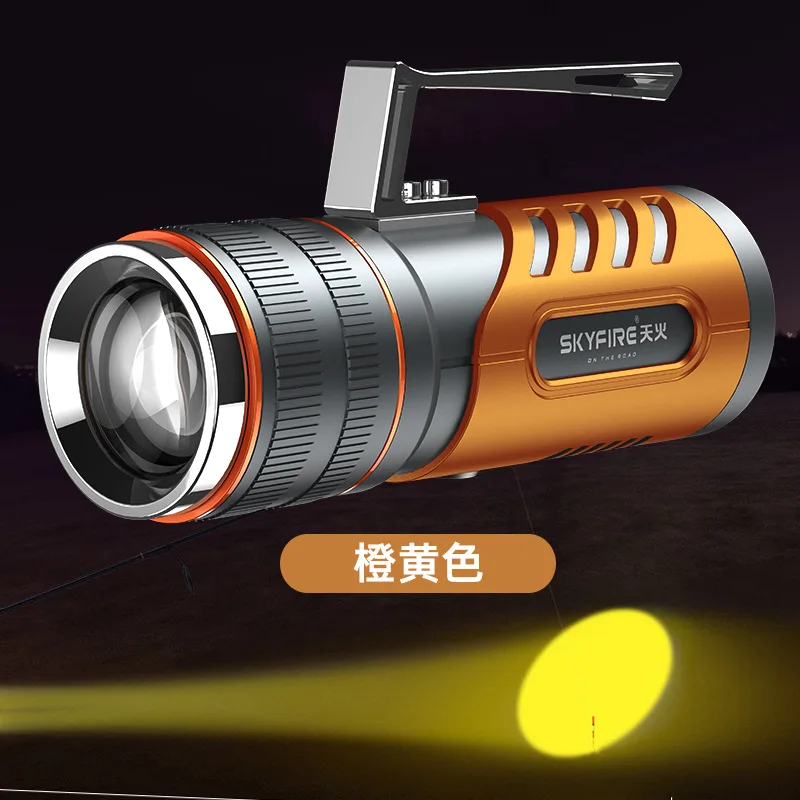 Fishing Light Laser Monitor Night Fish Luring Lamp Strong High Power Blue Purple Light Portable