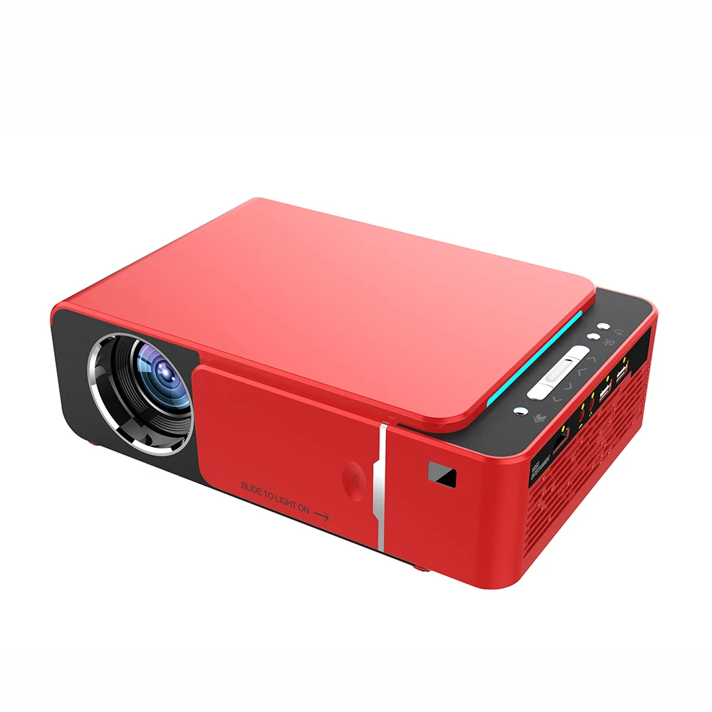 
Hot Sale HD Android Projector 3000 Lumens 1280*720p mini LED Projector T6 Home LED Projector T6 