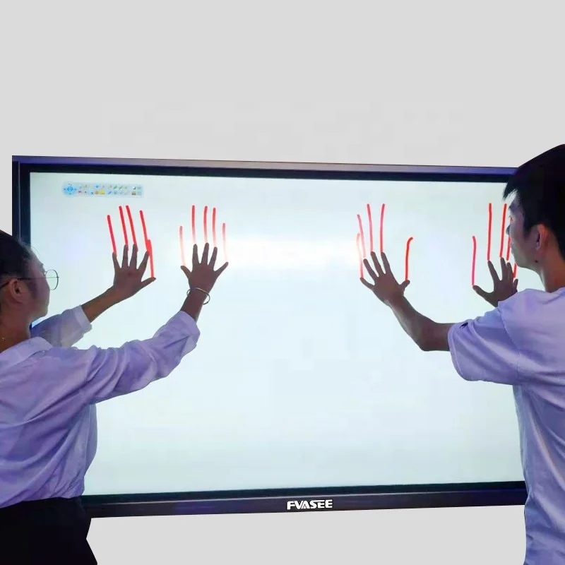 
FVASEE 20 Points 55 60 65 75 86 98 100 Inch Large Interactive Touch Screen Panel 