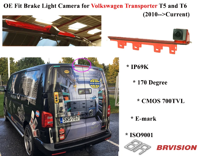 Car Rear View Camera For Volkswagen Transporter T5