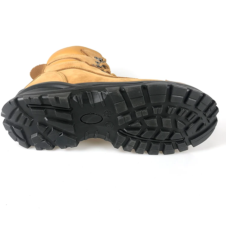 
European High Quality Brand Top Layer Nubuck Leather Men Steel Toe Cap S1 S2 S3 Safety Shoes 