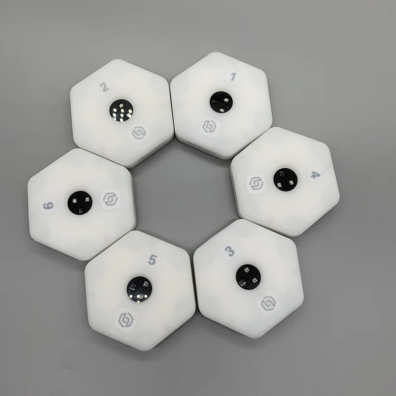 Basketball training reaction lamp football Taekwondo tennis speed sensing agile lamp badminton training equipment 6 Lights+App