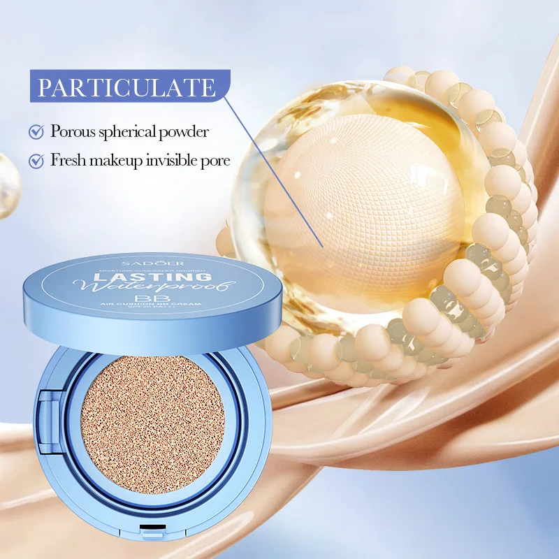 New Arrival 2 Colors Make up Foundation Full Coverage Moisturizing Whitening Air Cushion BB Cream