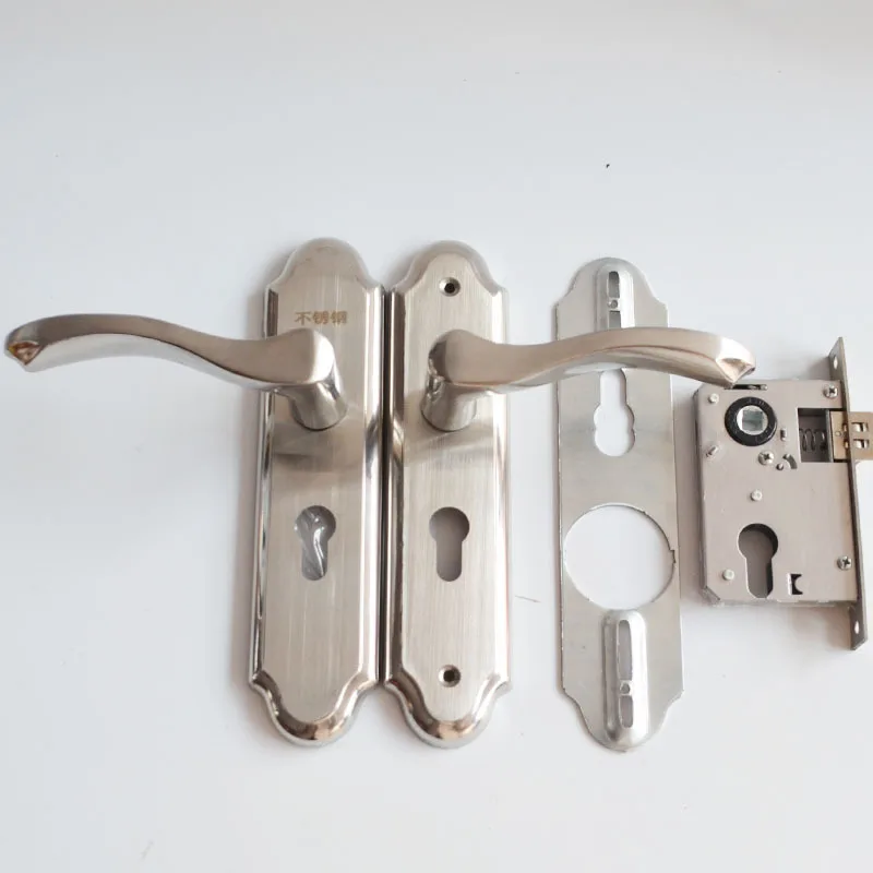 High quality competitive price big door handle hole distance adjustable interior door pull  handle stainless steel