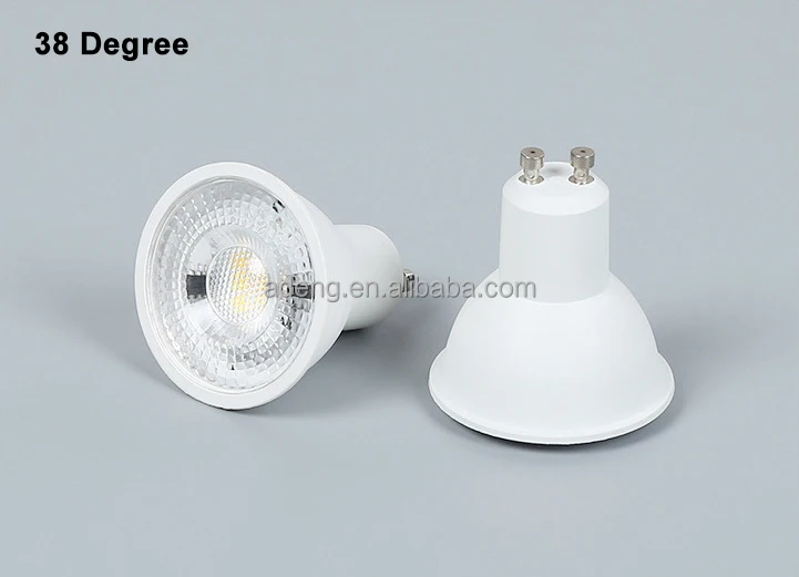 Greeden 3W 6000k daylight Dimmable 38-40 Degree Beam Angle Flood Lights GU10 LED Light Bulb for Recessed Track Lighting