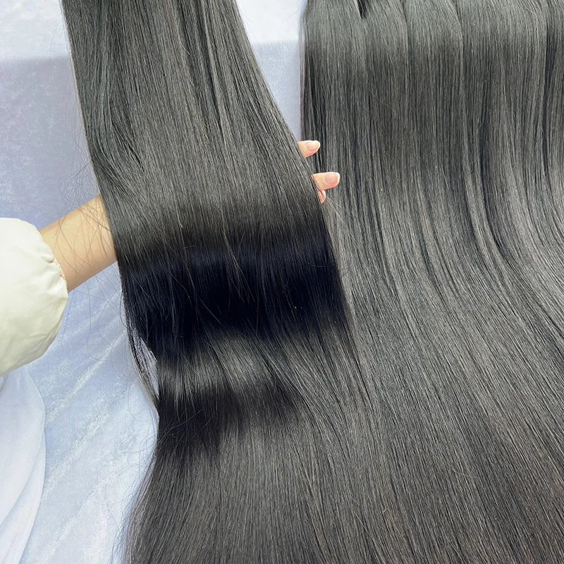 GDY Wholesale Double Drawn 12A Virgin Bundle Hair Vendor 100% Human, Unprocessed Raw Brazilian Cuticle Aligned Hair Bundles