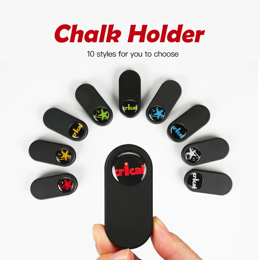 CRICAL Magnetic Billiard Chalk Holder Billiard Chalk Case Belt Clip Support For Billiard Chalk Pool Snooker Accessories