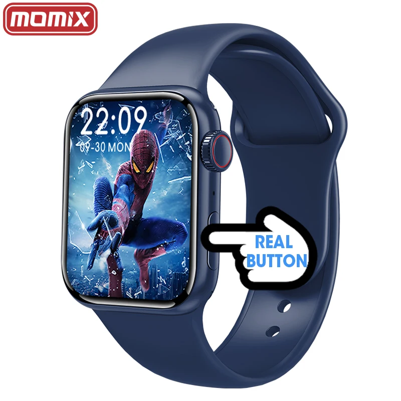 
MOMIX 1.75 Inch Full Touch 60Hz Refresh Rate HD Screen 3D Active UI BT5.0 Dialing Smartwatch With Dual Button Control Design 