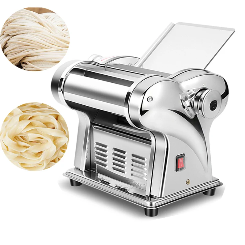 
Commercial Small Pasta Machine Electric Noodle Machine Stainless Steel Dumpling Skin Making Machine 
