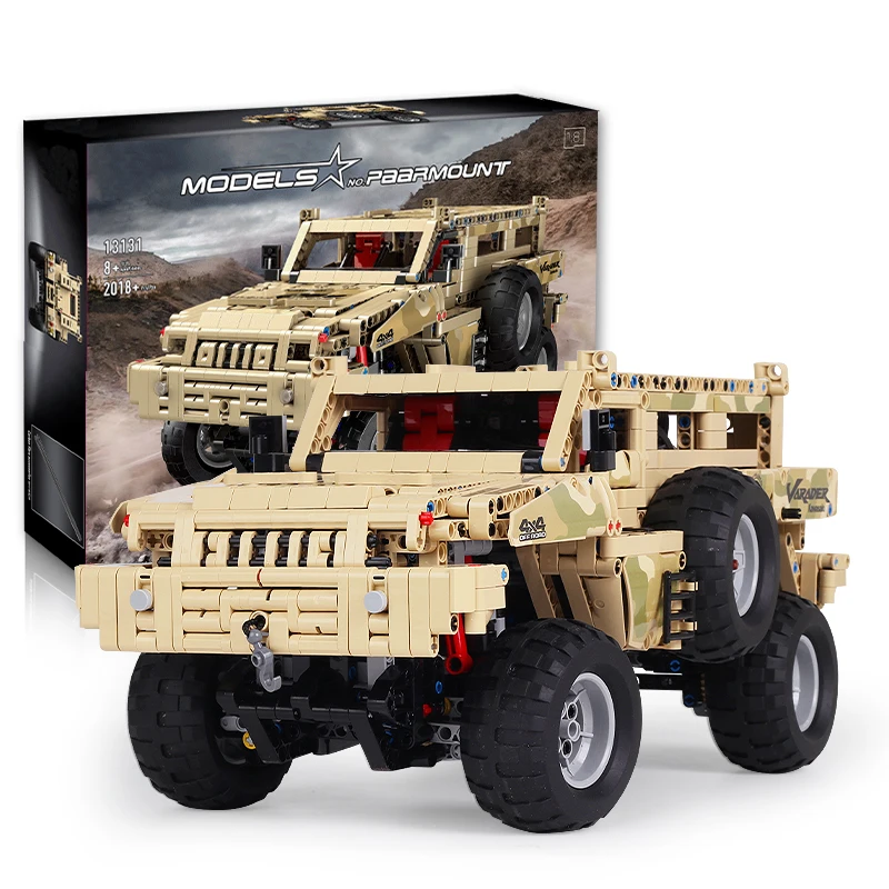 Пресс-форма King 13131 Technic MOC 1:8 внедорожник Marauder сборка Радиоуправляемый автомобиль набор игрушек электронный креативный строительный блок для детей