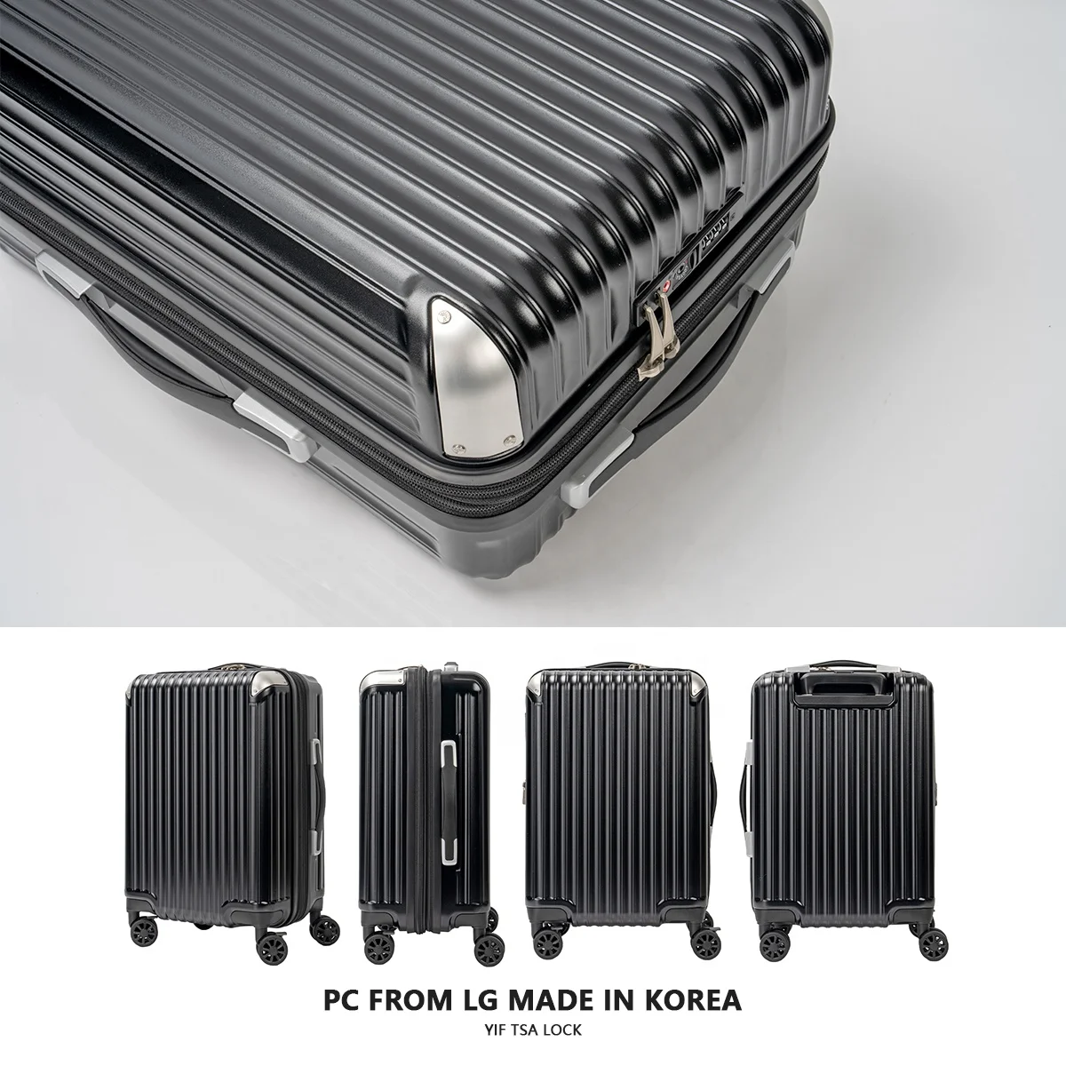 New Design Travel Suitcase with Silent Caster Carry-Ons large capacity luggage