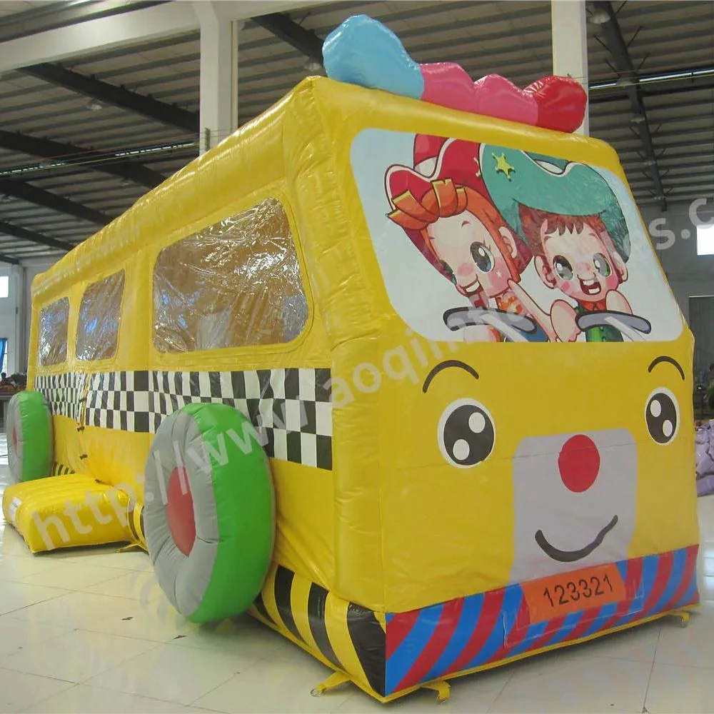 Baby bus theme  Bounce House Inflatable Bouncer Party Hire Bouncy Castle