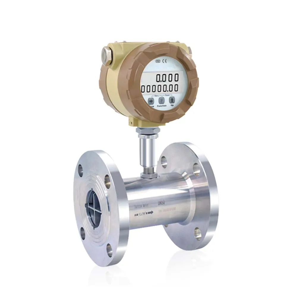 High Precision Liquid Turbine Flow Meter Stainless Steel Digital Vegetable Oil Ethanol Flowmeter 4-20ma Turbine Flow Meter Price