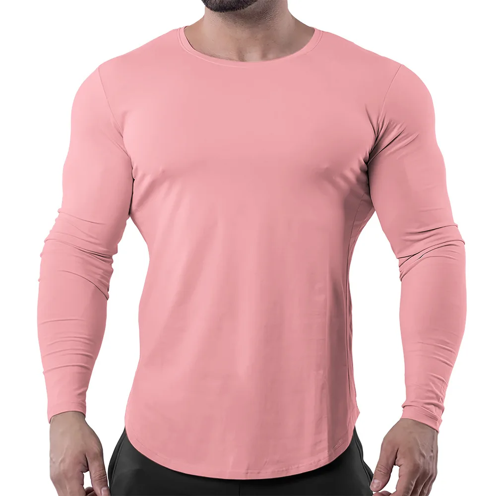 Fitness  brand sports long-sleeved tights male brother basketball running training fitness clothes