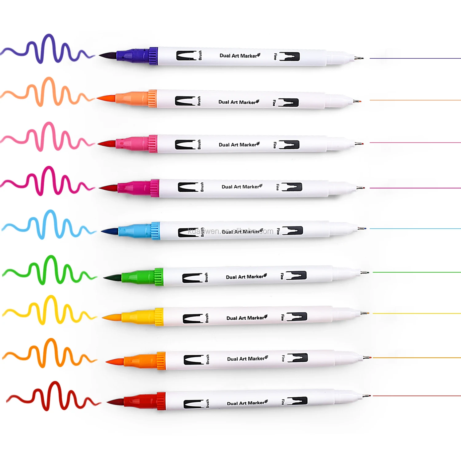 В наличии, маркер для художественного рисования, 12/24/36/48/60/72/100/120 цветов, 0,4 мм, двойной наконечник кисти, художественный маркер, набор акварельных ручек