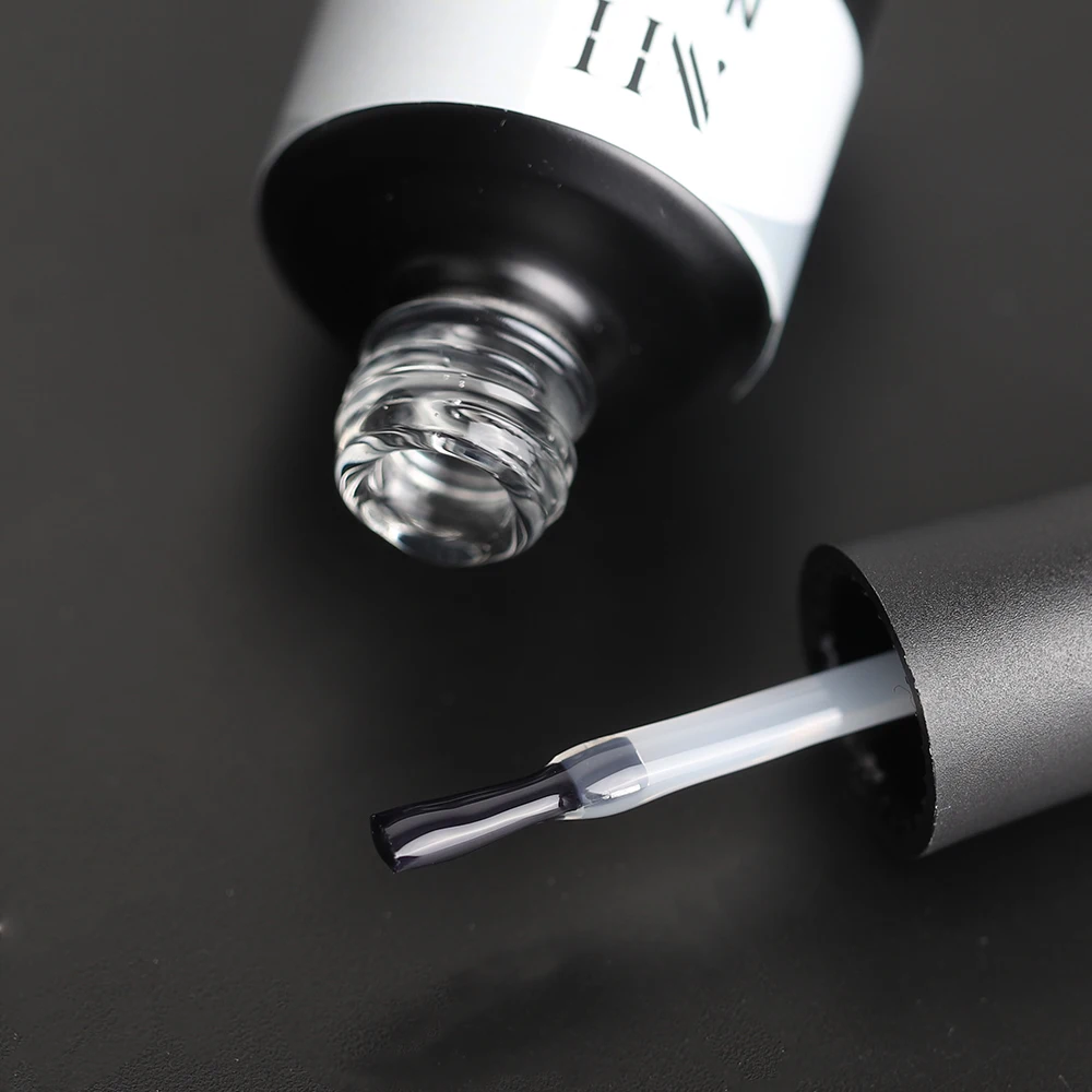 Private label vegan soak off 100% HEMA FREE crystal uv gel nail polish top coat no-wipe high shine