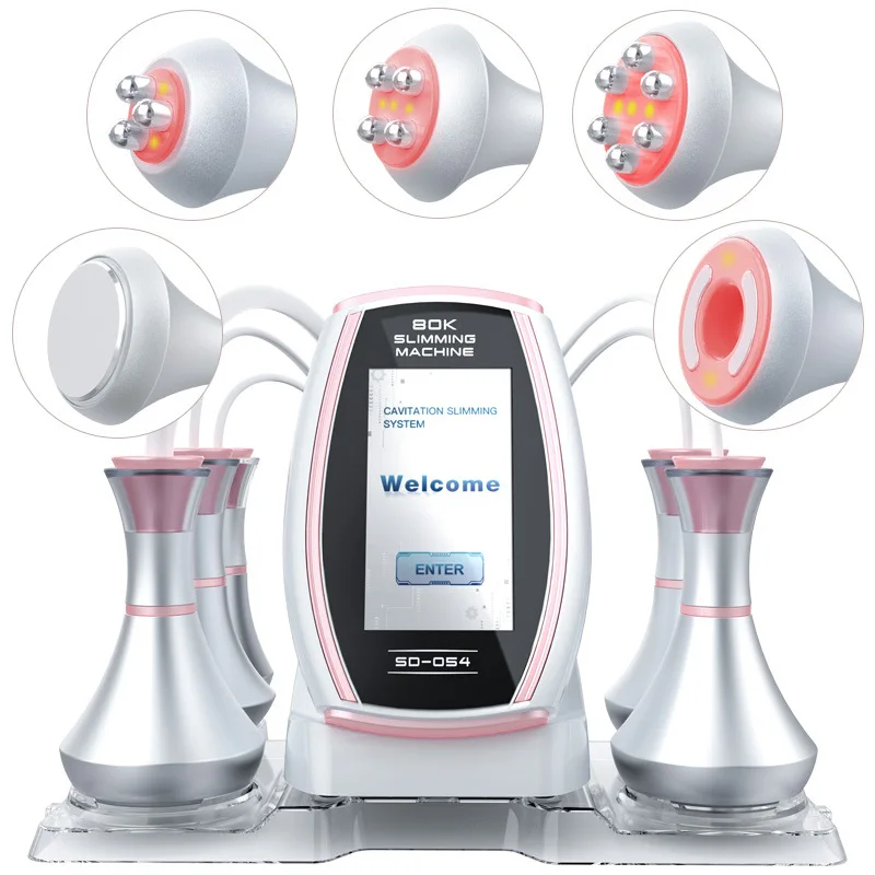 Dropshipping Portable 6 in 1 80K Weight Loss Ultrasonic RF Cavitation Slimming Machine