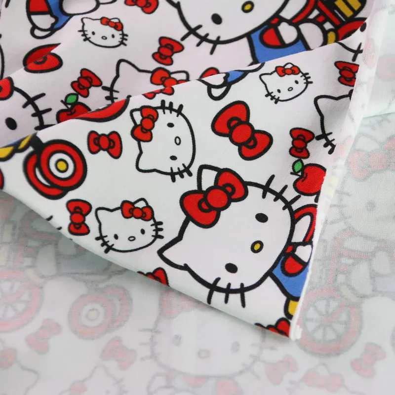 4 Way stretch Lycra Spandex Bamboo Jersey Knitted cotton print Fabric For T Shirt