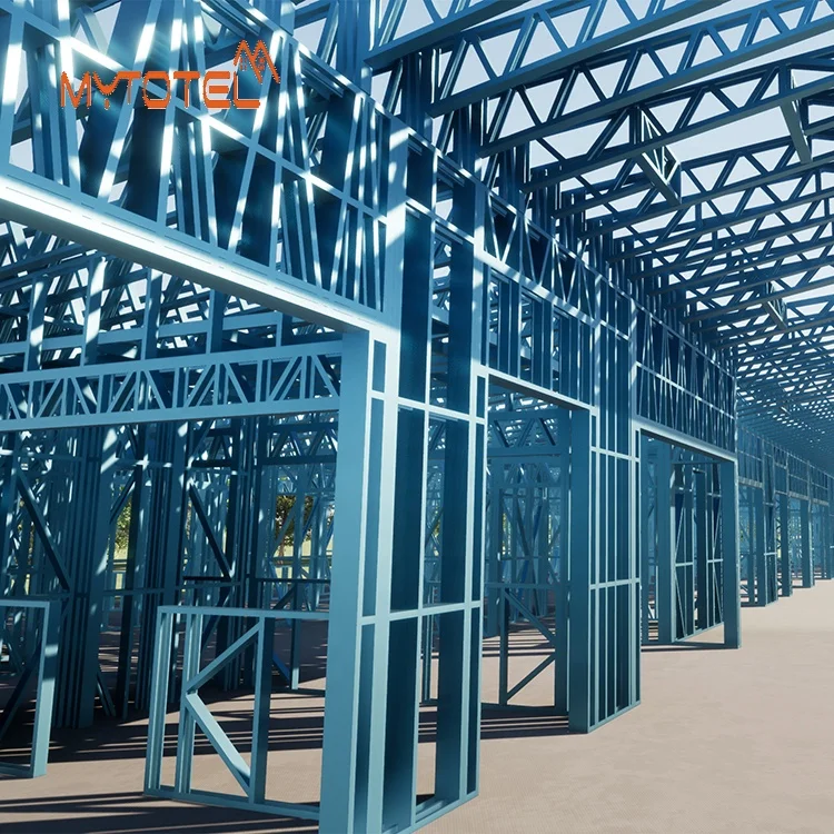 Mytotel light steel frame uran wholesale all construction material wood house frame house