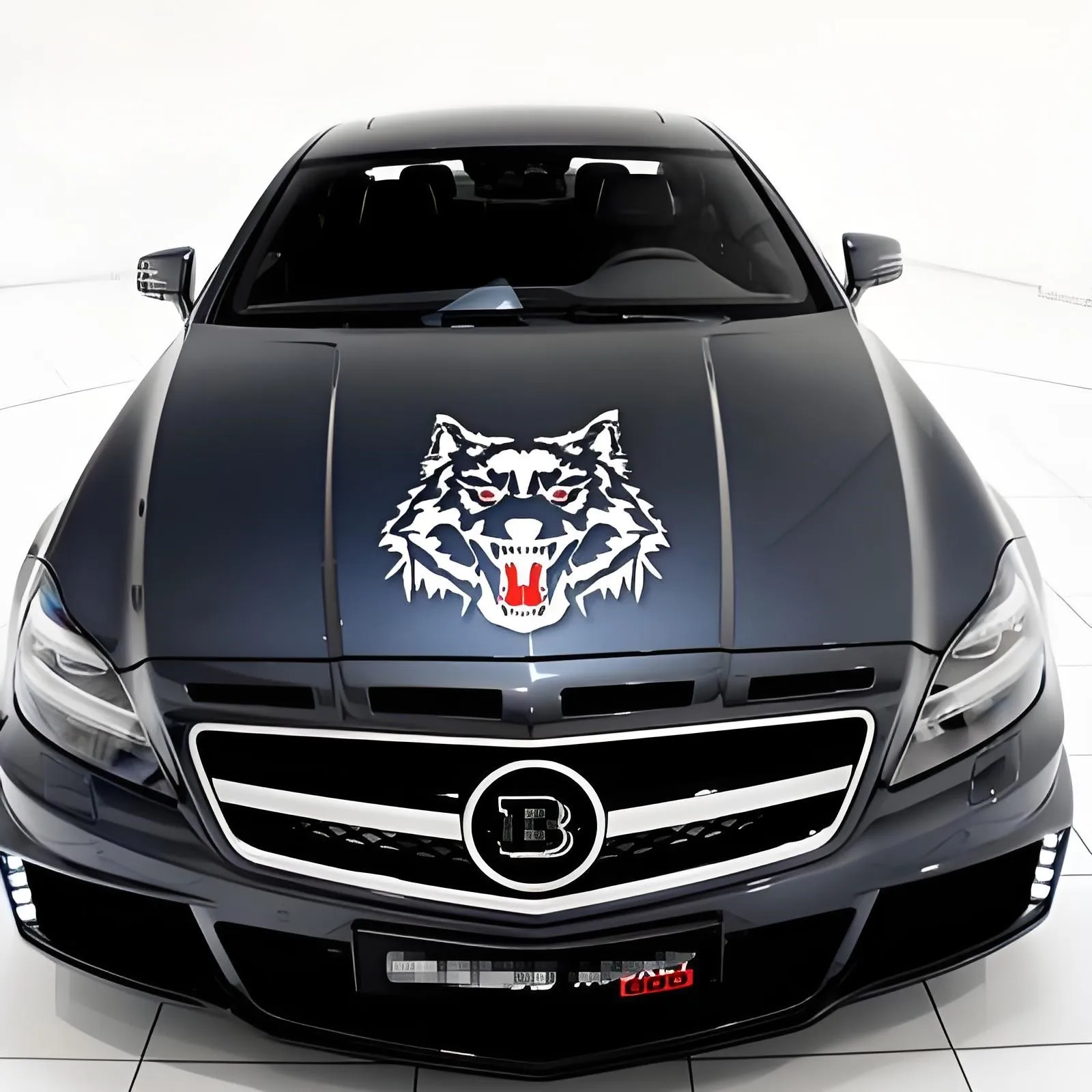 Car Wrap Oral Film Vinyl Windscreen Waterproof Banner Graphics Window Removable Windshield Decal Car Sticker