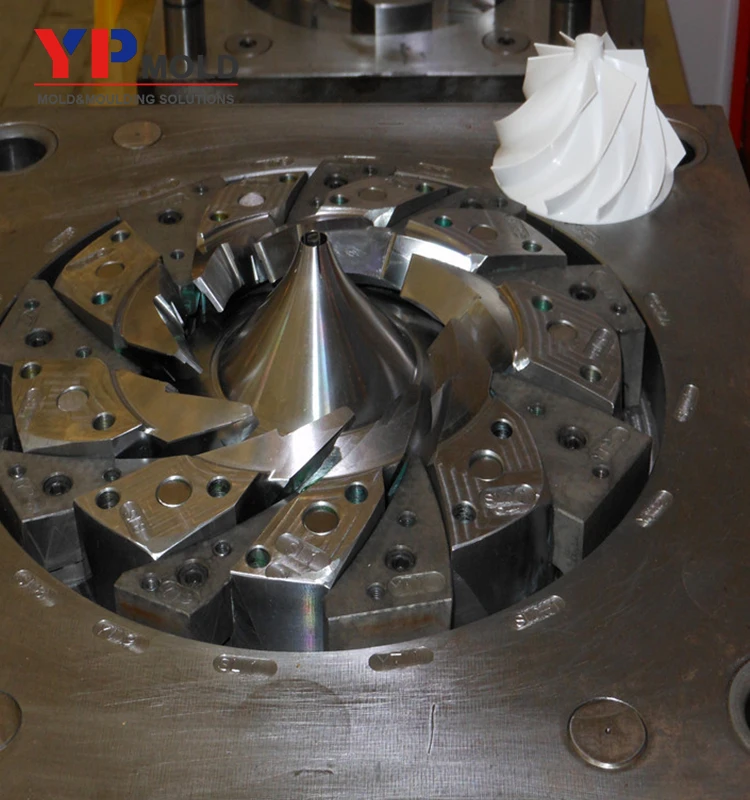 Литье под давлением пластиковые крыльчатки с горячим холодом полированная отделка ПВХ полипропиленовая сталь поликарбонатная основа для формования из стали P20