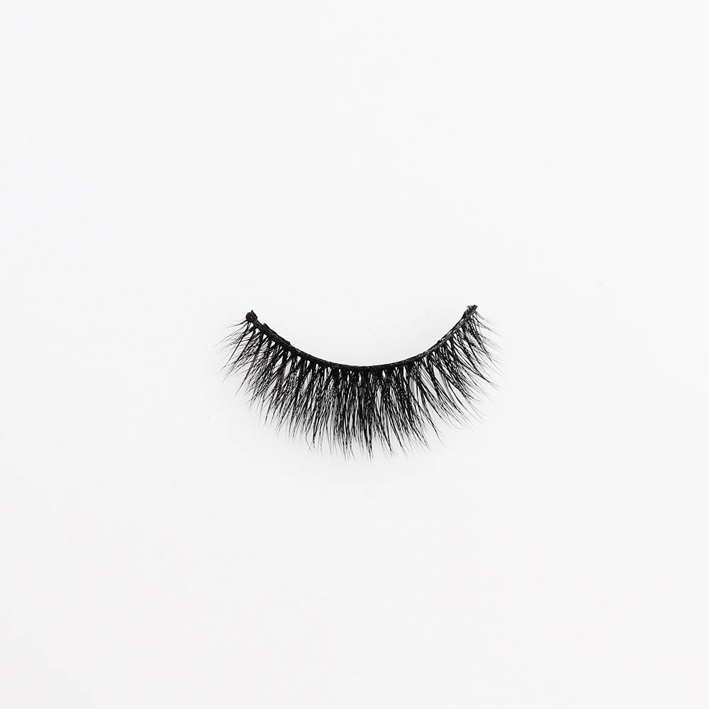 The Best-selling Lashes Custom Packaging Design Faux Mink Eyelashes Soft Flexible elastic Band Reusable Wispy Eye Lashes